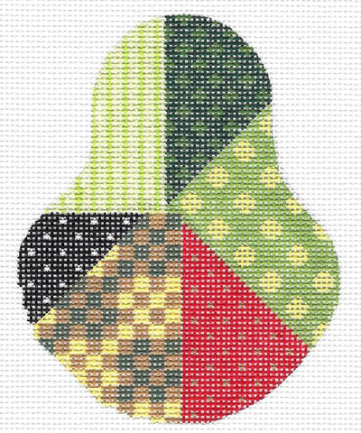 Crazy Quilt Sampler Pear  KC-KCN1404