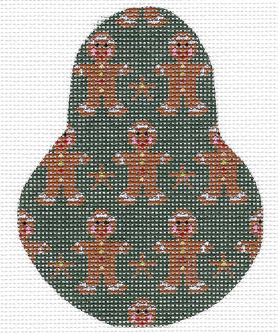 Gingerbread Men & Stars Pear  KC-KCN1406