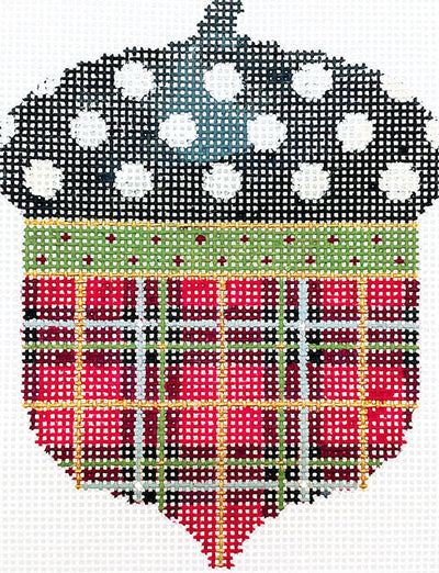 Christmas Plaid Acorn  KC-KCN1510