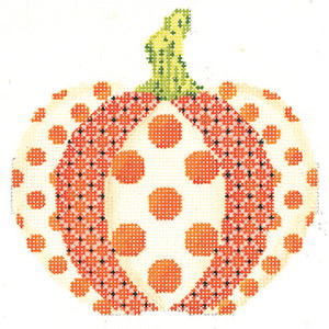 Polka Dot Patchwork Pumpkin  KC-KCN1550
