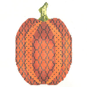 Tall Orange Trellis Pumpkin  KC-KCN1567