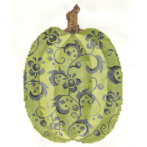 Tall Green Floral Pumpkin  KC-KCN1571