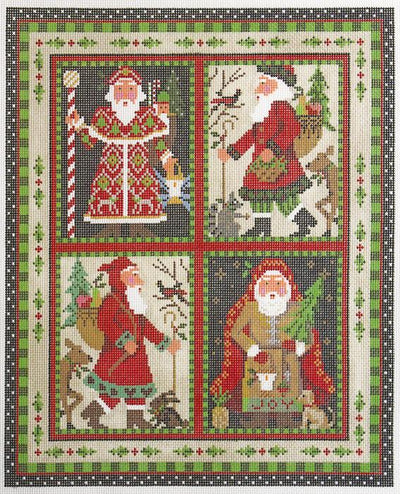 Woodland Santa Pillow  KC-KCN171