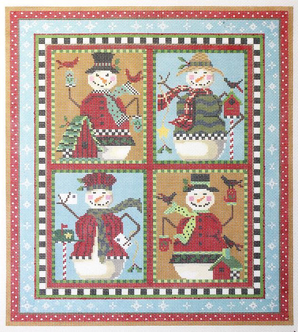 Lots O' Snowmen Pillow Special order  KC-KCN175