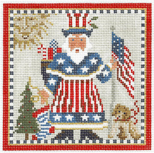 Uncle Sam-a-Claus Square  KC-KCN181
