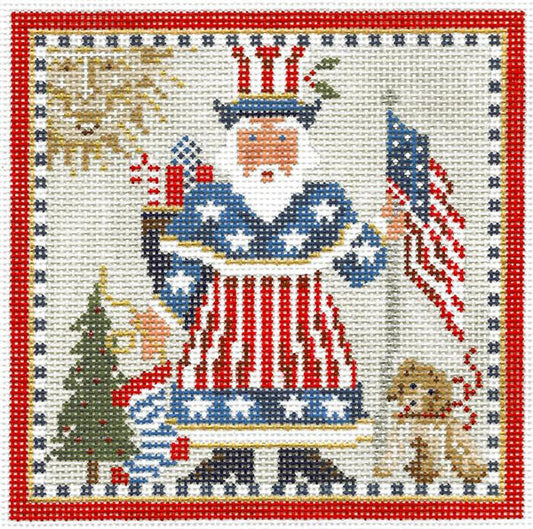 Uncle Sam-a-Claus Square  KC-KCN181