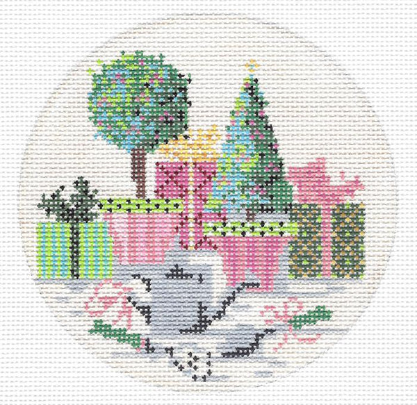 Pink Gardener's Gifts Round KC-KCN238