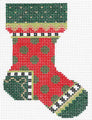 Red Polka Dot Micro Sock  KC-KCN710