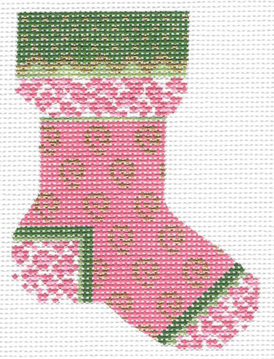 Pink Leopard Sock  KC-KCN522
