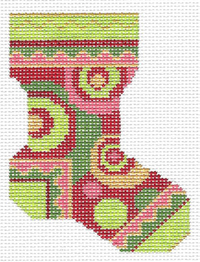 Red Fiesta Sock  KC-KCN528