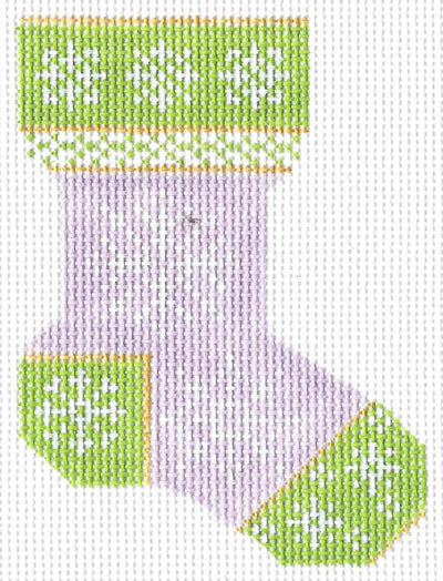 Pink Snowflake Sock  KC-KCN534