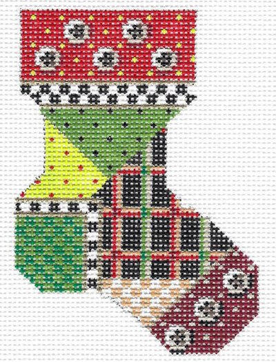 Krazy Quilt sock  KC-KCN741