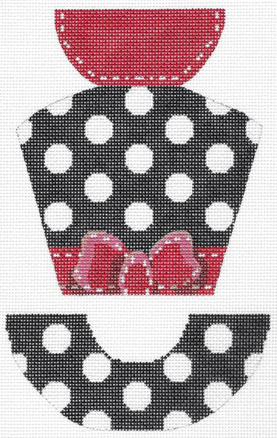 Polka Dot and Grosgrain Hat  KC-KCN842