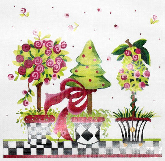 Pink Posies Topiary  KC-KCN905
