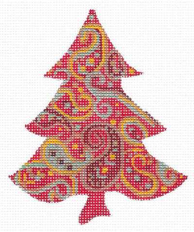 Crimson Paisley Tree  KC-KCNT14-18