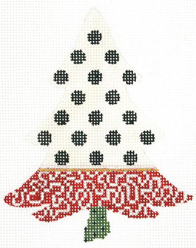B&W Polka Dots Tree  KC-KCNT20-18