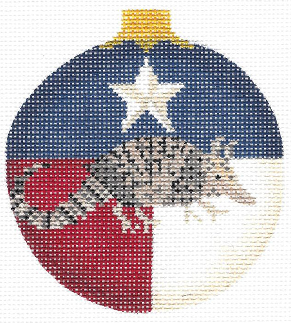 Texas Armadillo Ball Ornament  KC-KCNTX-05