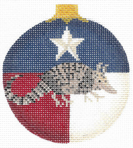 Texas Armadillo Ball Ornament  KC-KCNTX-05