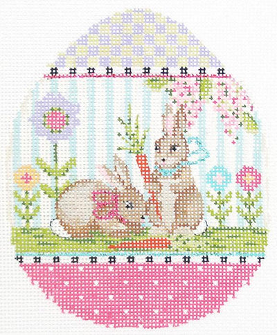 Pair O' Bunnies Egg  KC-KEA05-18