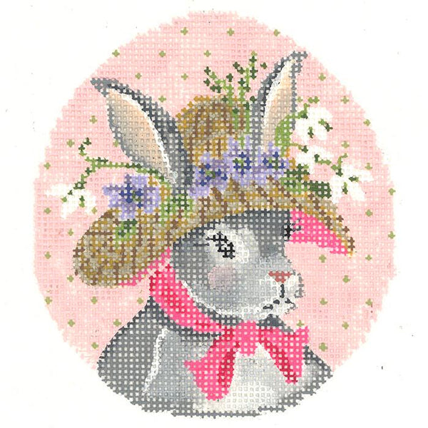Miss Snowdrop Violet Bunny Egg  KC-KEA17-18