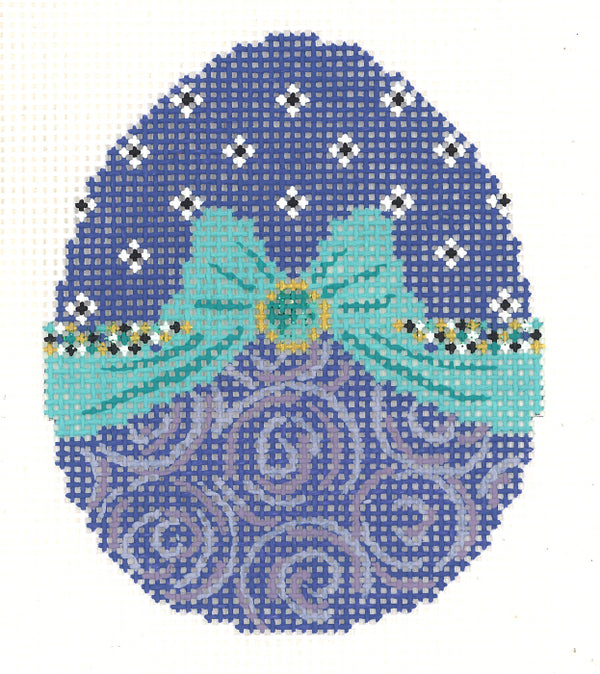 Lilac Ribbon Egg  KC-KEA38-18