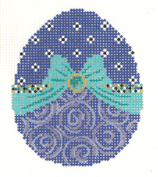 Lilac Ribbon Egg  KC-KEA38-18