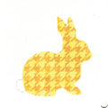 Lemon Houndstooth Bunny  KC-KEA54-18
