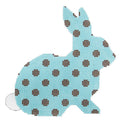 Aqua with Chocolate Drops Bunny  KC-KEA65-18