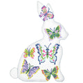 Butterfly Patterned Standing Hare  KC-KEA67-18
