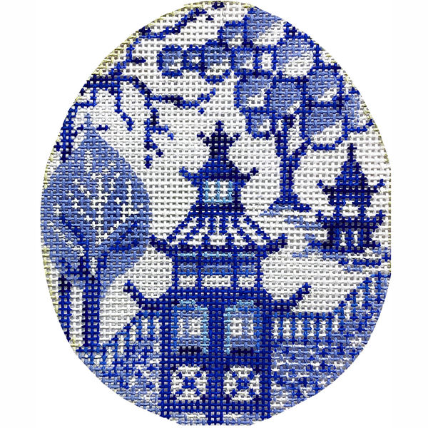 Blue Pagoda 2 Egg  KC-KEA90-18