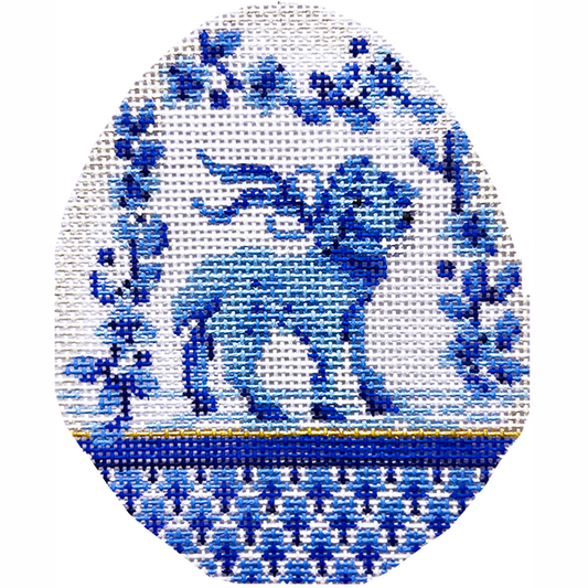 Blue Garland Lamb Egg  KC-KEA97-18