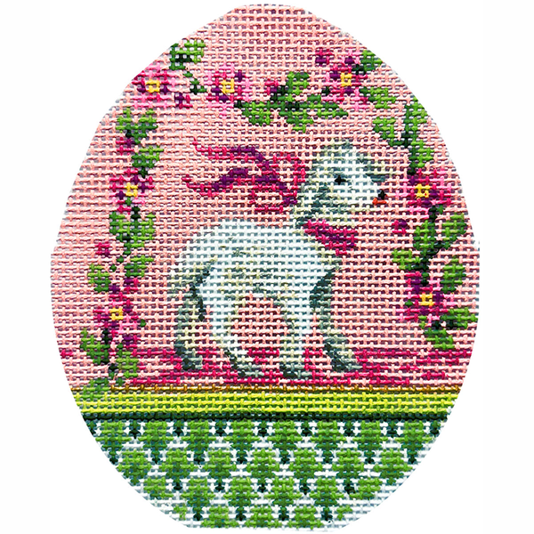 Pink Garland Lamb Egg  KC-KEA99-18