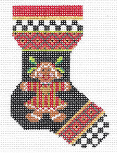Micro Sock: Gingerbread Girl  KC-KFA06-18