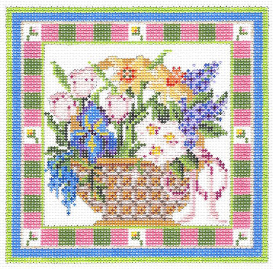 Spring Flowers Basket  KC-KWP09A