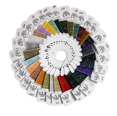 Kreinik #4 Braid Color Swatch Chart