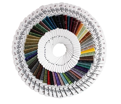 Kreinik #8 Braid Color Swatch Chart