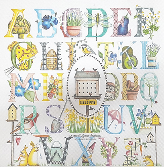 Sampler: Garden Alphabet LASM01