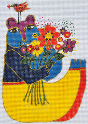 Bear with Flowers LB-103