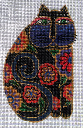 Black Floral Cat LB-14