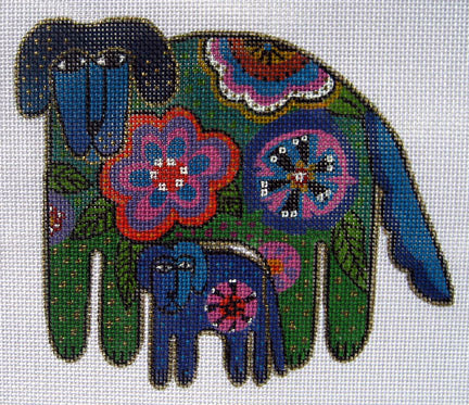 Floral Dogs LB-15