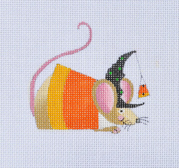 Candy Corn Witch Mouse LD-29