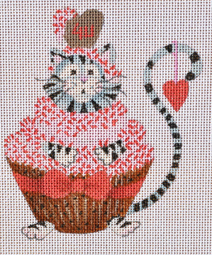 Valentine Cupcake Cat LD-32