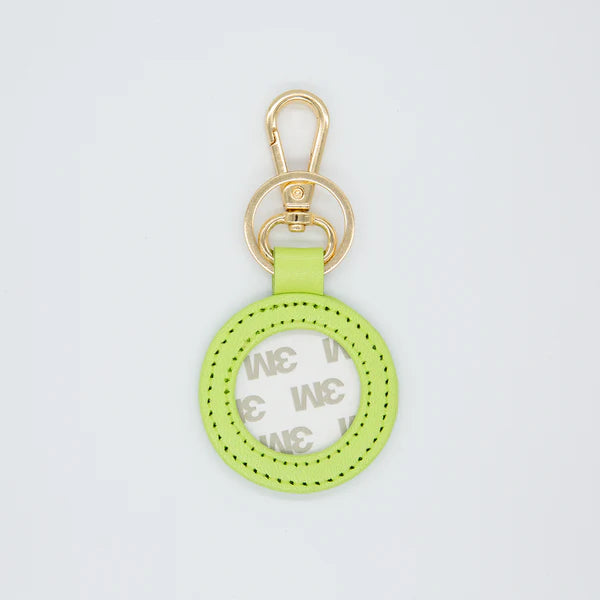 Key Fob - Leather Lime Green