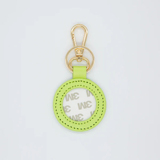 Key Fob - Leather Lime Green