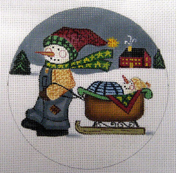 Snowman and Sled LK-41