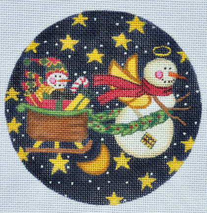 Flying Snowman Ornament LK-54