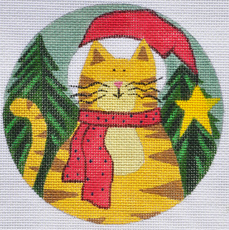 Santa Cat Ornament LK-60