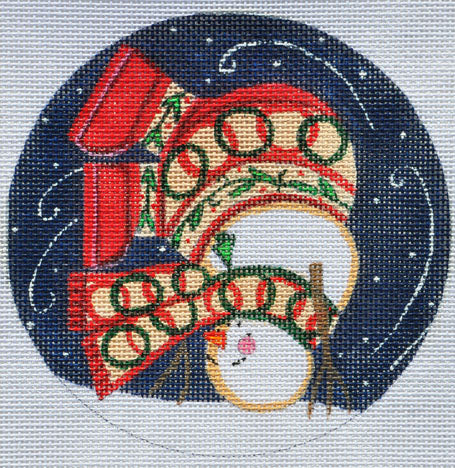Tumbling Snowman Ornament LK-62