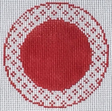 Red and White Round LN-49