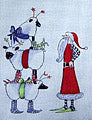 Christmas Sheep Stack  M-1191